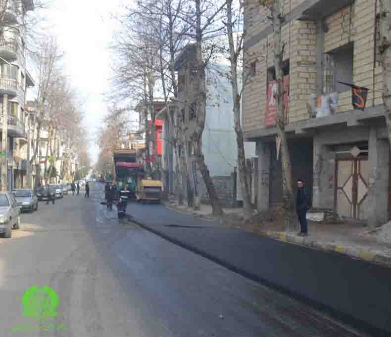 گزارش تصويري : عمليات آسفالت خيابان خزر و ميدان شهدا تا ميدان برق 